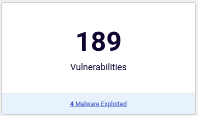 Vulnerabilities card